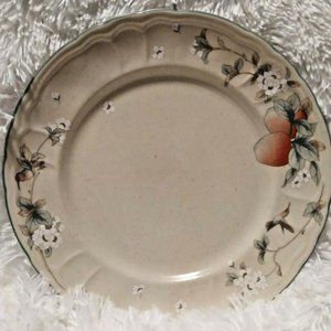 Vintage Epoch "APPLE MAGIC" Pattern 12.25” Round 3lb Serving Platter Korea